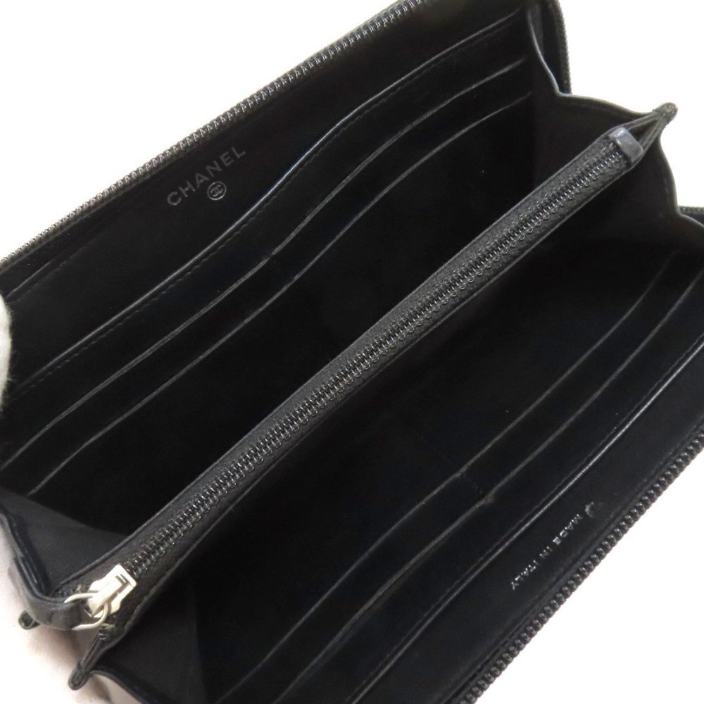 CHANEL Black Logo Wallet - Picture 4 of 11